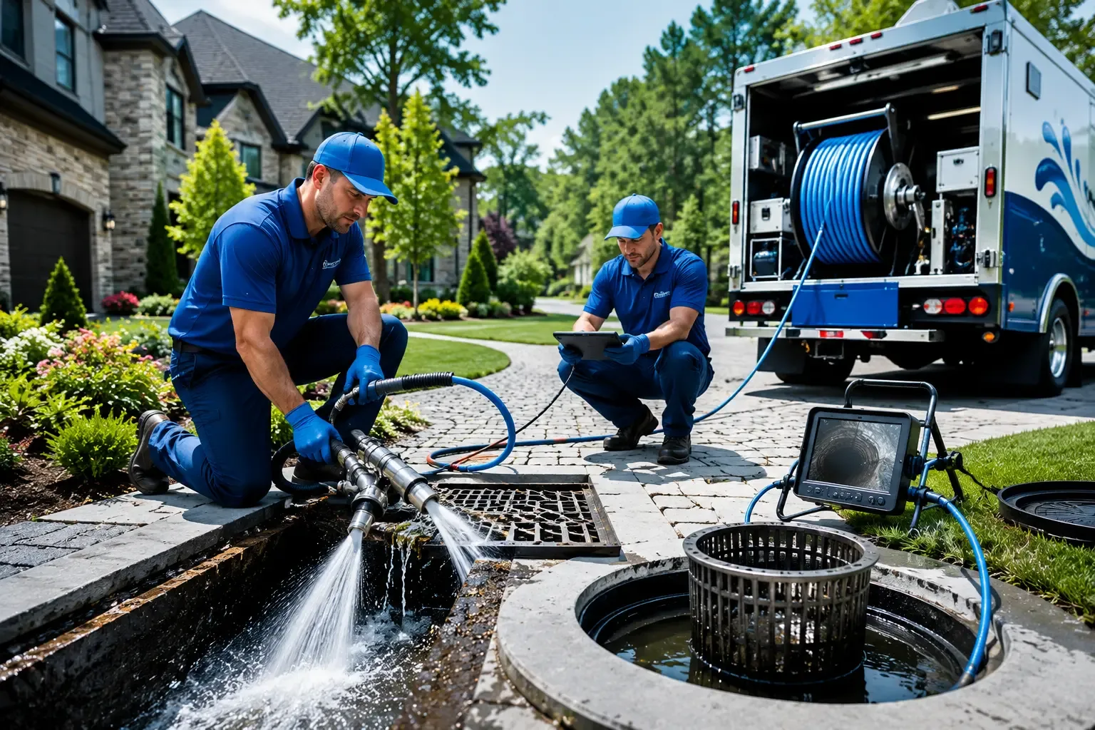 Local outdoor drain cleaning professionals in New Vienna, OH